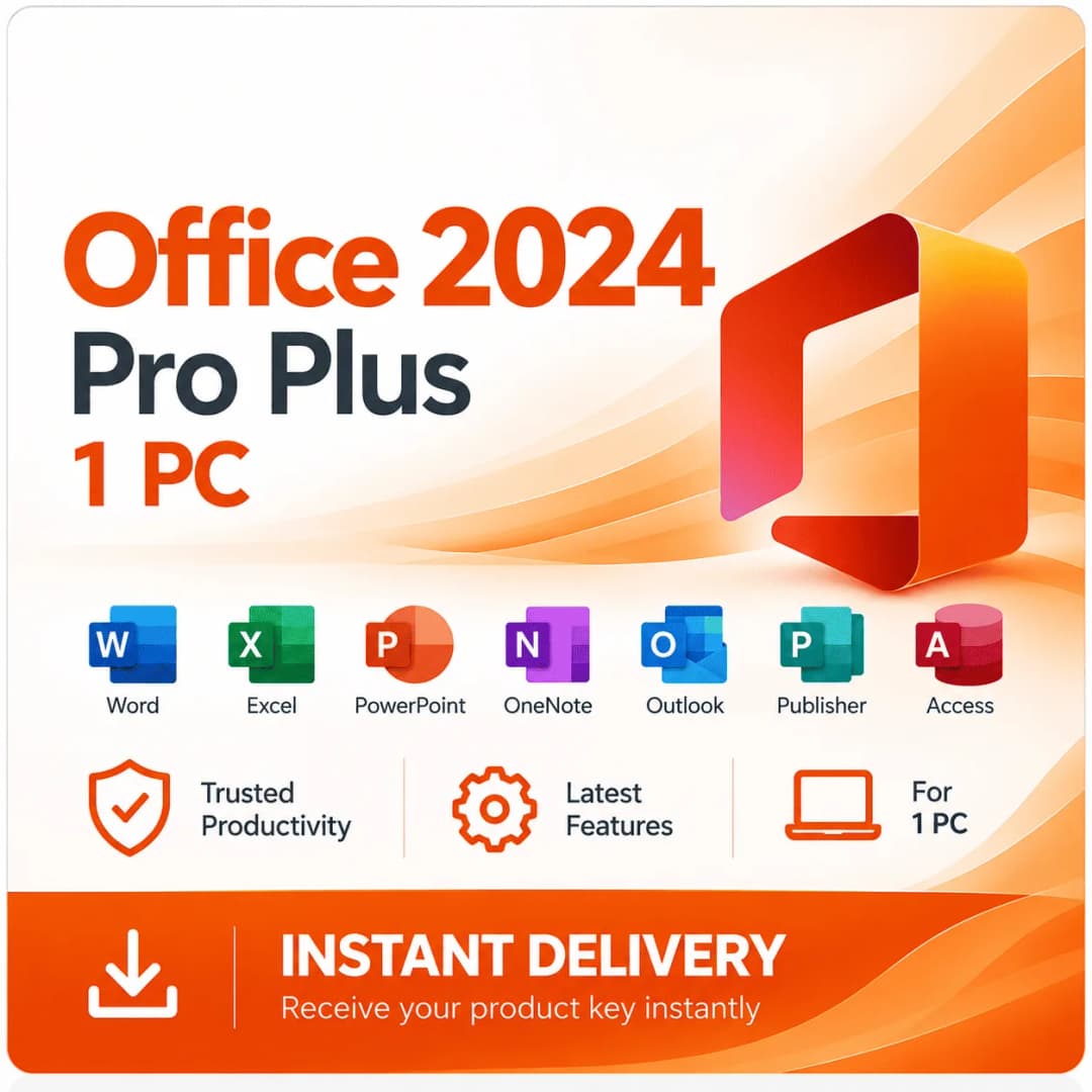 Office 2024 Pro Plus 1 PC digital license key