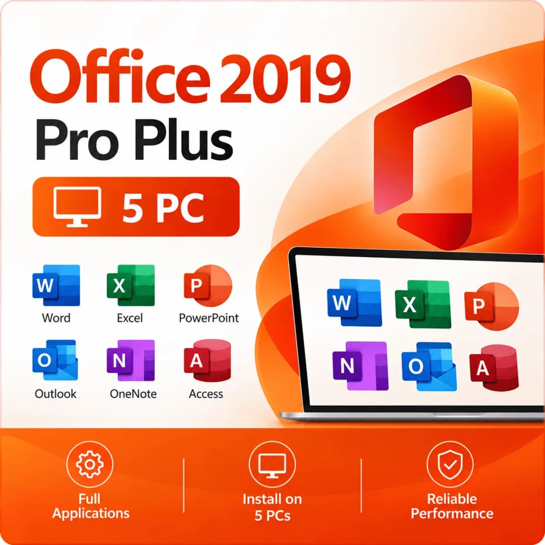 Office 2019 Pro Plus 5 PC license key