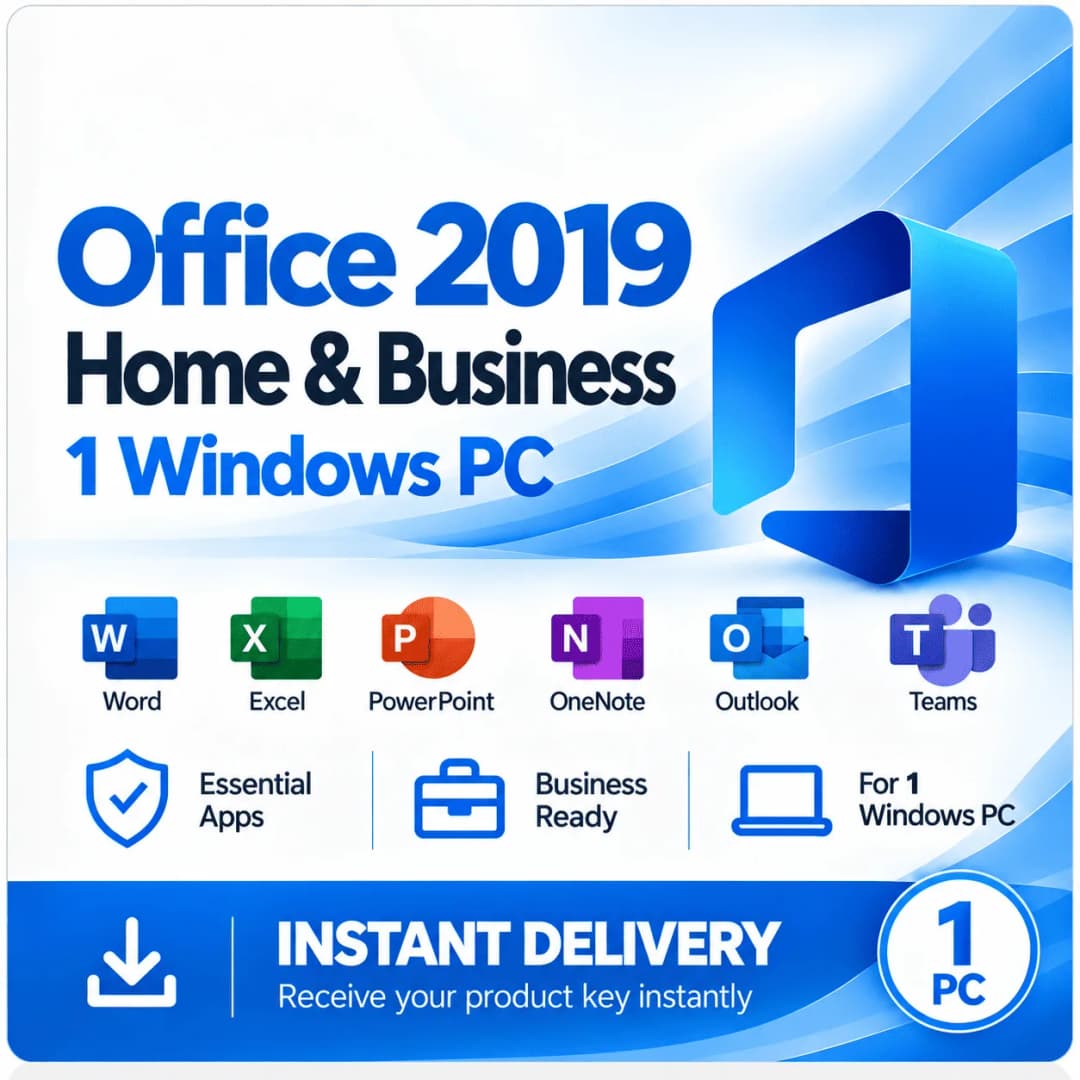 Office 2019 Home & Business for Windows license key