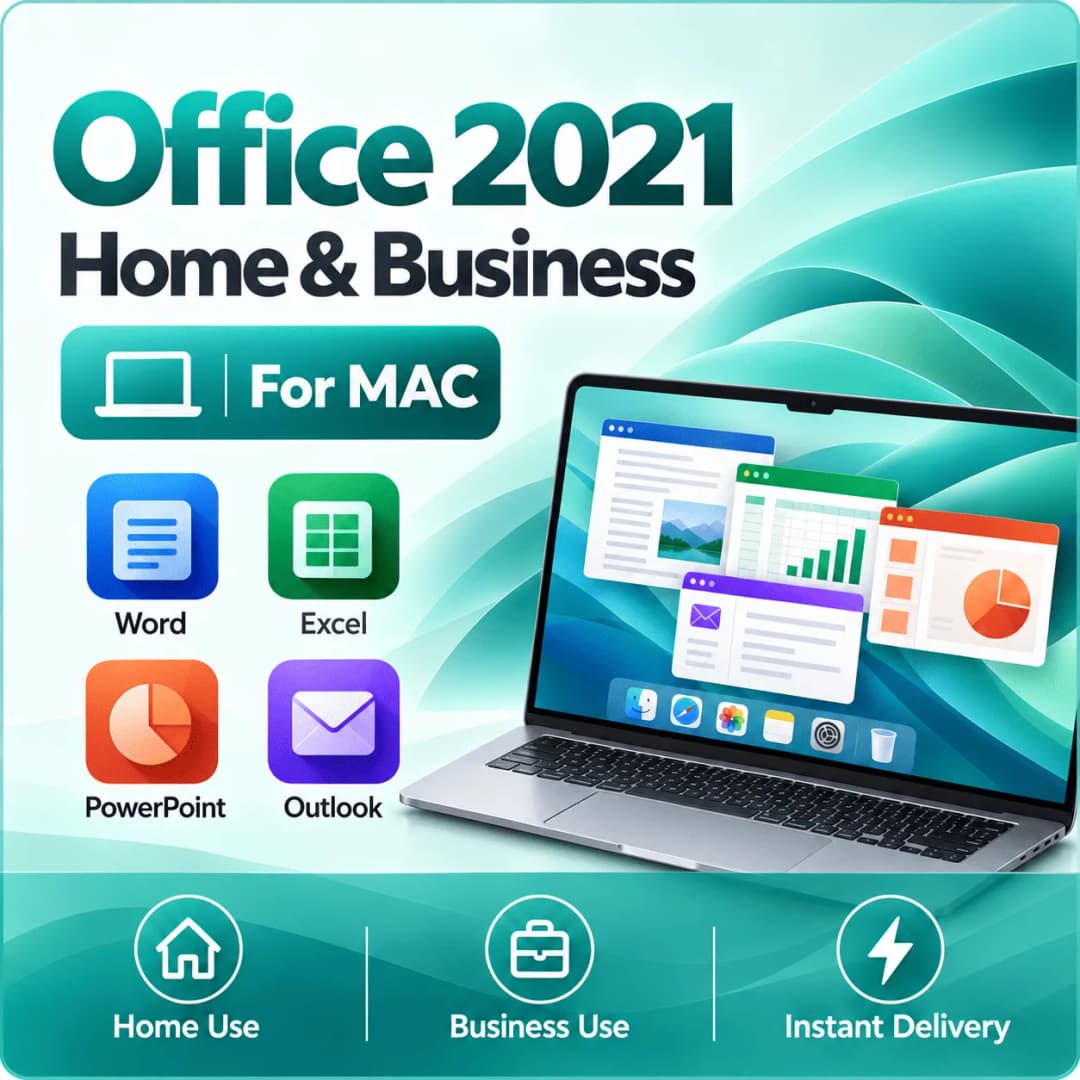 Buy Office 2021 Home & Business for MAC License Key Online